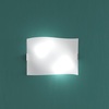 Applique piega morbida in vetro 45x34 2 luci 1044/45 WING TOP LIGHT
