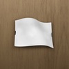 Applique vetro a fazzoletto curvato bianca 36x26 1044/35 WING TOP LIGHT