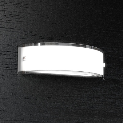 Applique orizzontale curva lineare stretta lunga orizzontale 40cm 1076/A40 LINEAR TOP LIGHT