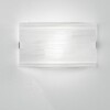 Immagine aggiuntiva di Applique moderna texture riga su riga vetro bianco 2 luci E27 35x20cm  42685