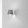 Particolare di Applique bianca romantico chic accanto al letto corridoi e living  43857