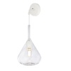 Applique vetro blu ampolla filo lungo regolabile  42670