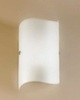 Applique moderna vetro bianco onda 24x25  41400