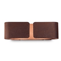 Applique grande industrial corten 44cm metallo CLIP AP2 SMALL CORTEN IDEAL LUX