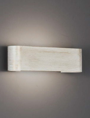 Lampada parete in metallo finitura bianco savana 30cm 4533/A30/03 LAM EXPORT
