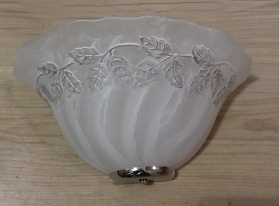 Applique 29cm edera argento 35042 OUTLET LUCI