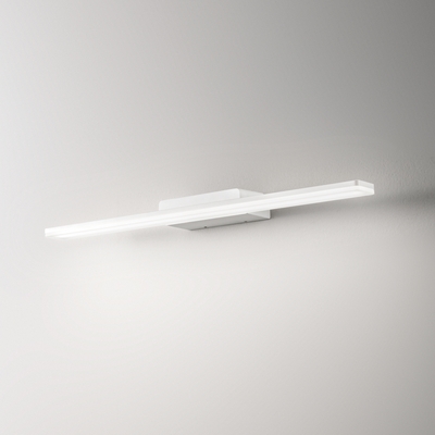 Luce sopra specchio bagno righello 60cm LED bianca 3000K IP54 MAKE-UP AP D60 IDEAL LUX