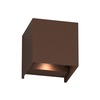 Applique up & down a cubetto finitura corten 10x10 cm LED da esterno 10W IP65  45673 - foto 4