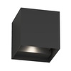 Immagine aggiuntiva di Applique LED nera a cubo essenziale esterno 12x12cm CCT 20W luce sopra e sott