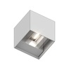 Altra foto Applique cubetto fascio sopra e sotto  LED bianca da esterno 10x10 cm 10W CCT IP65