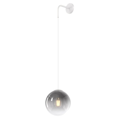 Applique moderna con filo pendente a sfera fum&egrave; 1194BI/A-FU TOP LIGHT