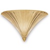 Applique classica grande oro graniglia in vetro plisse SANTA AP1 BIG ORO IDEAL LUX