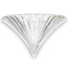 Immagine aggiuntiva di Applique importante coppa grande vetro trasparente plisse SANTA AP1 BIG TRASP