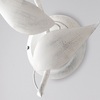 Immagine aggiuntiva di Applique a fiore con mazzolino di foglie bianco argento  42395