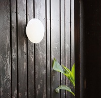 Applique piccola plafoniera esterno interno IP54 15cm acrilico bianco BUBBLE AP2 IDEAL LUX