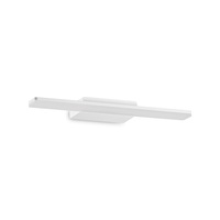 Applique bagno sopra specchio 45 cm LED 3000K bianca IP54 MAKE-UP AP D45 IDEAL LUX