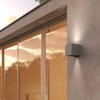 Applique LED grigio antracite da esterno interno 12x12 cm fascio regolabile up & down IP65  45670