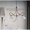 Lampadario bilancere 3 luci classico testa di moro 78cm  41486