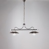 Ulteriore dettaglio di Lampadario fascino rustico a bilanciere 2 luci bronzo effetto antichizzato or