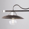 Lampadario fascino rustico a bilanciere 2 luci bronzo effetto antichizzato oro CANTINA LUCI E COLORI - foto 4