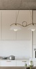 Dettaglio Lampadario 2 luci blancere bronzo vetro bianco satinato