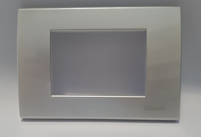 Placca 3 moduli BTICINO Light titanio N4803TA BTICINO
