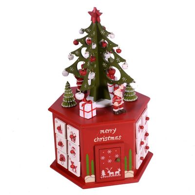 Calendario dell&rsquo;avvento albero di Natale 3D 37958 NATALE LUCI E COLORI