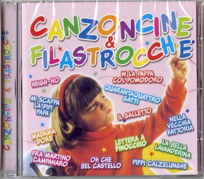 CD CANZONCINE E FILASTROCCHE PER BAMBINI 8032779962311 CD DVD OFFERTA