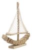 Immagine aggiuntiva di Barca decorativa in legno di pino e faggio naturale 45x45  41592