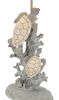 Particolare di Lampada da tavolo decorata da coralli e tartarughe 30,5x63,5  41598