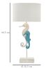 Lampada grande cavallucci marini bianchi e azzurri 30,5x66,5  41597 - foto 5