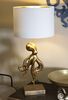 Polipo che si arrampica sulla grande lampada con base oro 30,5x64,5  41596