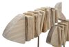Ulteriore dettaglio di Pesci decorativi in legno di pino e faggio 37x24 soprammobile  41591
