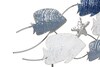 Dettaglio Soprammobile decorativo da tavolo pesci colorati stelle marine e onde 63x44
