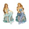 Altra foto Soprammobile mare coppia di sirenette statuette su scoglio