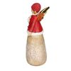 Particolare di Decorazione coppia angioletti con abito natalizio 9x22cm  38897