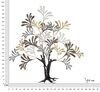 Quadro decorazione grande a muro albero foglie sottili 97,2x100,3  41326 - foto 5