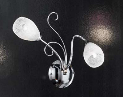 Applique braccetto cromata 2 luci MIAAP2 DUE P