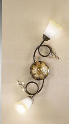 Lampada da soffitto/parete ELENA PL2 RUGGINE DUE P