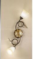 Lampada da soffitto/parete ELENA PL2 RUGGINE DUE P