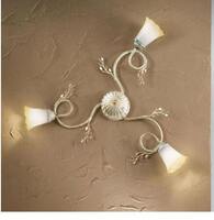 Lampada da soffitto/parete ELENA PL3 BIANCO DUE P