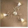 Lampada da soffitto/parete ELENA PL3 BIANCO DUE P