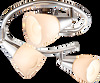 Dettaglio lampada parete soffitto 3 vetri dettaglio cromo