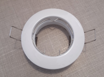 Faretto incasso fisso bianco GU10 foro 6,5cm 39219 FARETTI E C