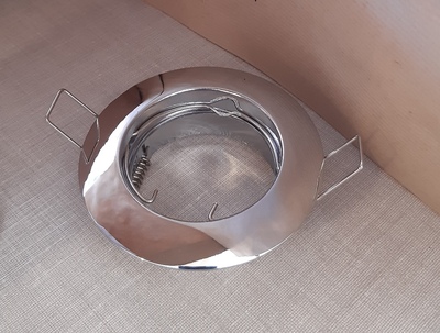 Faretto incasso cromato fisso 220V foro 6,5cm 39220 FARETTI E C
