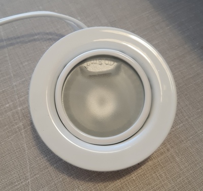 Faretto da incasso foro 5,5 12/24V bianco G4 39223 FARETTI E C