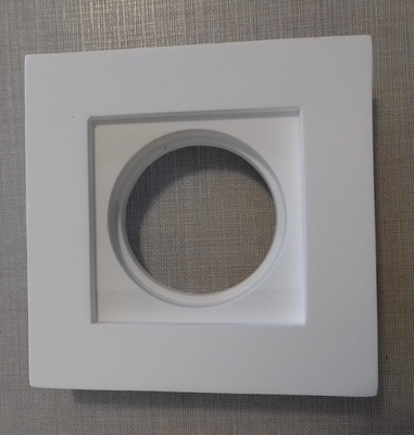 Faretto incasso quadrato in gesso 37483 LUCI GESSO
