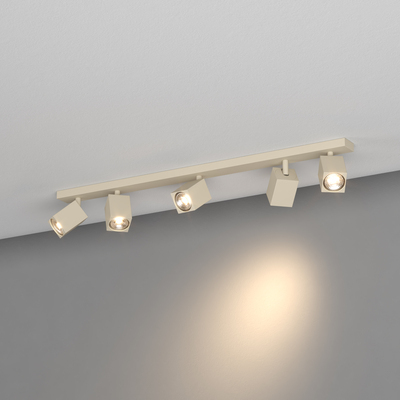 Faretti lineari direzionabili su barra orizzontale/verticale 82cm plafoniera lunga 1230/5-SA KIBO TO