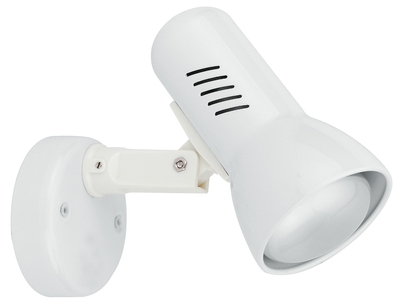 Faretto parete bianco metallo orientabile semplice 39634 LUCI MODERNE