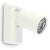 Particolare di Faretto bianco orientabile design tondo lampadina LED RUDY AP1 ROUND BIANCO IDEAL LUX